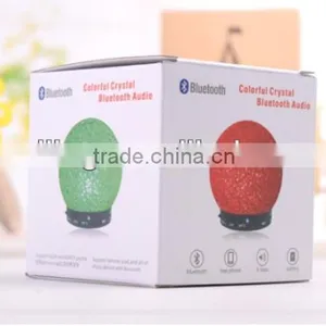 Portable Crystal Snowball Bluetooth Speaker With TF Card thumbnail-5