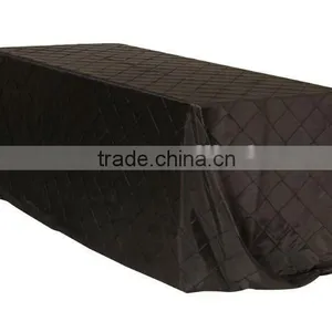 Black Taffeta Square Table Cloth/table Linen for Weddings thumbnail-1