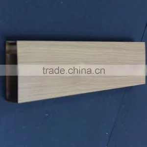 Nitric Acid Resistance Wood Grain Suspended Metal Strip Ceiling Aluminum Square Tube Screen Ceiling Panel thumbnail-3