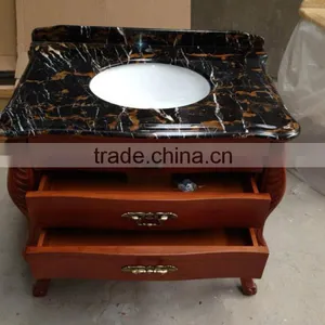 Marble Countertop Antique Bathroom Vanities 6625 thumbnail-4