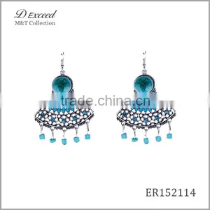 2016 Hot New Designs Ladies/Women's Vintage Jewellery Earrings Bohemian Style Tassels Gold/Silver Plating Drop Earrings thumbnail-3