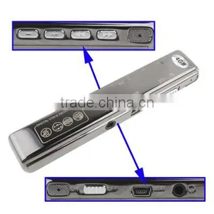 Support Password Locking Recording Monitor and Hearing Aid / Time Stamp / VOR Function 4GB Digital Voice Recorder thumbnail-4