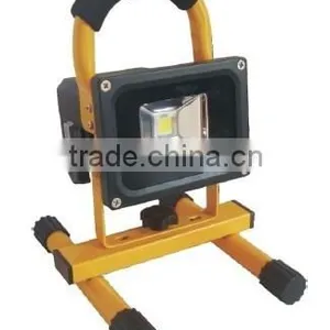 RECHARGABLE LED Work LIGHT With Adapter COB 10W/20w IP65 CE EMC thumbnail-1