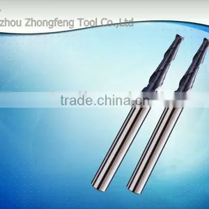 D0.8mm Tungsten Carbide Mrico Diameter Taper End Mill thumbnail-1