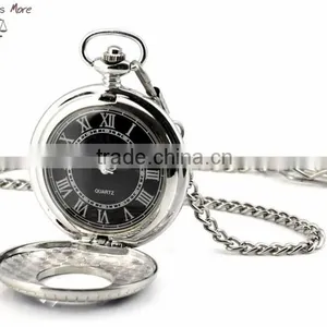 Fashion Morden Quartz Pocket Watch Necklace for Men thumbnail-1
