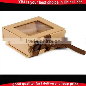 2016 Print Customized Paper Boxes Wholesale With PVC Window thumbnail-1