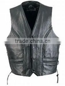DL-1578 Leather Vests thumbnail-1