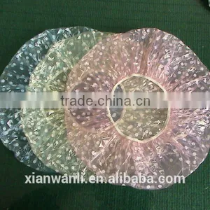 Disposable Plastic Shower Caps for Bathroom Made in China thumbnail-6