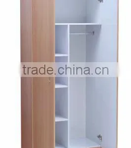 2 Door Wood Cheap Wardrobe Closet thumbnail-1