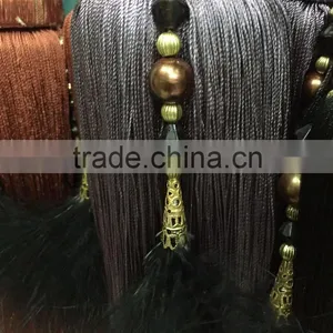 China Supplier Beaded Cord Tassel thumbnail-3