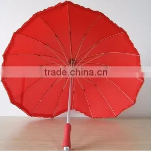 Wedding Chinese Parasols Heart Shape Umbrella Chinese Umbrellas for Wedding thumbnail-6