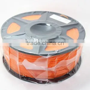 2016 New and Hot Sale 1.75mm 3mm PLA 3d Printing Supplies Orange Color thumbnail-1