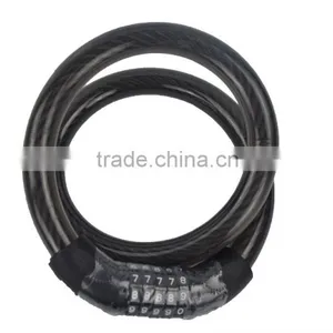 Hot Selling Good Quality Anti-theft Bicycle Cable Lock Spiral Lock thumbnail-2
