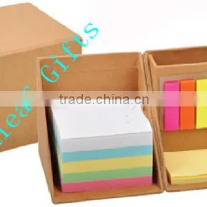 Foldable Memo Box With Sticky Notes and Pen Holder thumbnail-1