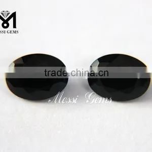 2015 Chinese Wholesale Oval Cut 6*8 mm Black Agate Stone thumbnail-2