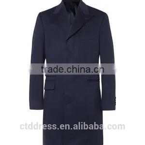 Custom Wool Long Overcoats for Men thumbnail-6