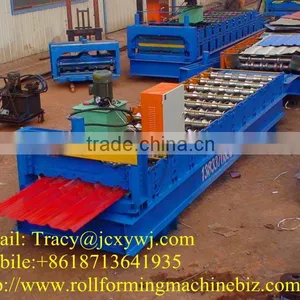 Roof Use and Steel Tile Type Steel Profile Roll Forming Machine thumbnail-1