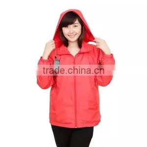 Lady Waterproof Jacket With Hoodie thumbnail-1