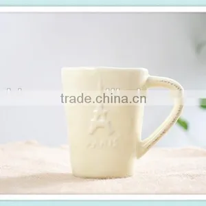 Custom 400ml Eiffel Tower Mug With Pure Color in Different Design thumbnail-4