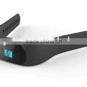 2016 New Fashion Design Assorted Colors E02 Bluetooth 4.3 Smart Sports Bracelet Alarm Silicone IP57 Waterproof Bracelet Watch thumbnail-3