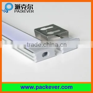 1m, 2m Length LED Strip Light Milky Cover Aluminum Profile With End Caps and Mounting Clips thumbnail-2