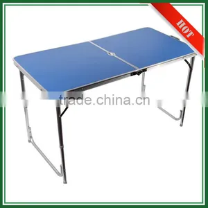 Wholesale Red/Blue/White MDF Aluminum Camping Adjustable Folding Picnic Table thumbnail-3
