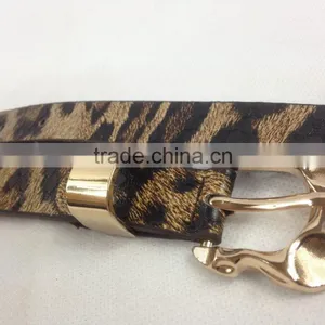 Cheap Price Leopard-print Faux Fur Fashion Fancy Belt thumbnail-2