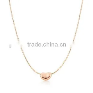 Stainless Steel Newest Style for Bean Design Necklace thumbnail-1