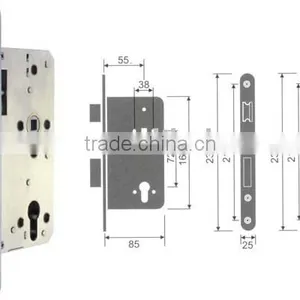 Stainless Steel Mortise Door Lock /square Lock thumbnail-1