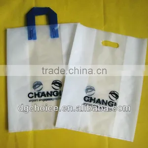 Custom Logo Machine Made Shopping Plastic Bags thumbnail-2