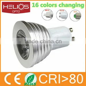 Good Quality Cheap Mr16 Gu10 E27 Remote Control 16 Color Rgb Led Bulb Light thumbnail-5