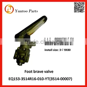 Yutong Bus Foot Brake Valve (3514-00007) EQ153-3514R16-010-YT for Dongfeng thumbnail-1