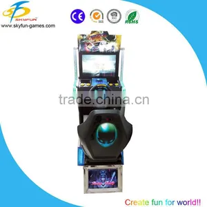 Coin Operated Arcade Machine Funny 3D Outrun 32LCD Simulator Arcade Racing Car Game Machine Play Free Car Games thumbnail-4