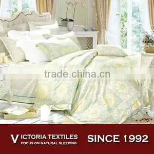 40s 300TC Cotton Fabric Twill Printed Complete Home Textiles Sets Light Color thumbnail-1