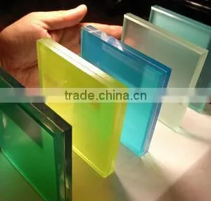 Clear/Colored Laminated Glass With PVB Interlayer thumbnail-2