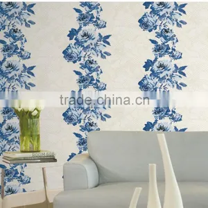 2015 New Design Roses Flowers Wallpaper for Wedding Decoration in China thumbnail-1