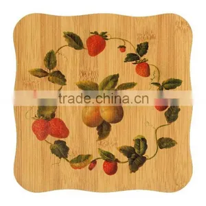Squrare Bamboo Coaster thumbnail-3