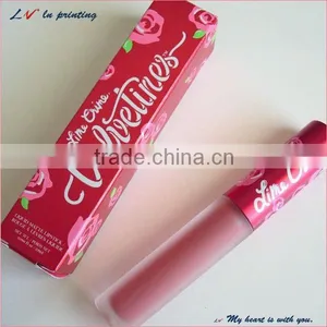 Food Grade Organic Liquid Matte Lipstick Pack With Custom Logo thumbnail-1