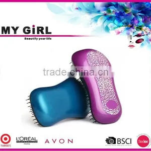 MY GIRL Original No Tangle Styler Comb Detangler NO MORE TANGLE Hair Brush thumbnail-1