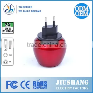 2015 Factory-made High-quality Hot Selling Worldwide Electric 2USB 3100MA Universal Travel Adapter CE/FCC/ROHS/SGS thumbnail-5