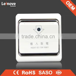 European and Classic Card Key Wall Switch 32A thumbnail-1