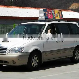 Advertising Outdoor Waterproof Car Taxi Roof Top Signs Leds thumbnail-1
