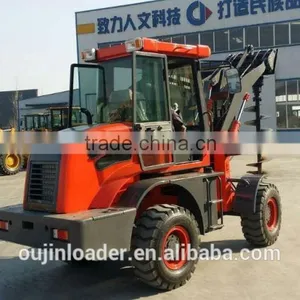 2016 New Design Mini Construction Equipment Wheel Loader With Auger thumbnail-5