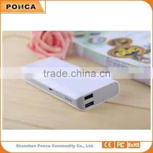 Any Logo Customized Portable Power Bank 15000 Mah /portable Battery Charger/ Dual USB Socket Mobile Power Bank thumbnail-1
