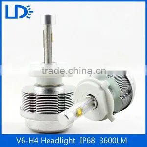 Super Bright Canbus Headlamp 6000k Car Auto Bulb 30w H4 Led Headlight thumbnail-1