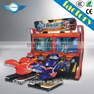 Arcade Game Machine Motorcycle/Arcade Simulation Motorcycle/Motorcycle Simulator Amusement Carousel thumbnail-1