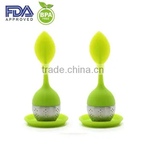 Leaf Tea Infuser Silicone Bottle With Tea Strainer thumbnail-3