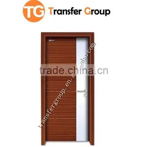 Low Price PVC Interior Wooden Room Door Design thumbnail-1