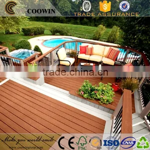 Free Sample Solid WPC Decking Flooring Engineered Wood Floor Wood Plastic Composite Floor thumbnail-1