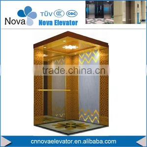 630kg~1600kg 1.0m/s~1.75m/s Passenger Elevator Lift for Residential Buildings thumbnail-1